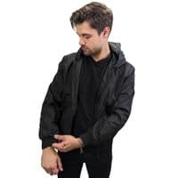 Mens Goggle Jacket - Lightweight Black/Blue KillJoy Jacket