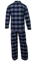 Newmont Mens Black Blue Tartan Pyjamas