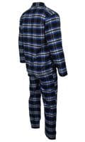 Newmont Mens Black Blue Tartan Pyjamas