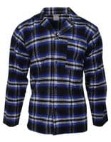Newmont Mens Black Blue Tartan Pyjamas