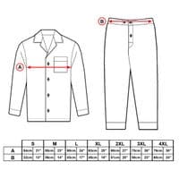 Mens Checked Pyjama Set | Blue | Soft Brushed Cotton