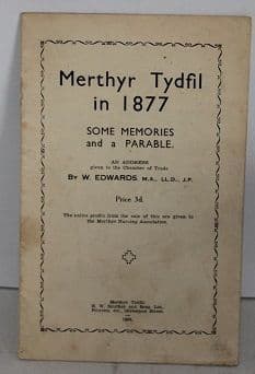 Merthyr Tydfil in 1877 by W. Edwards