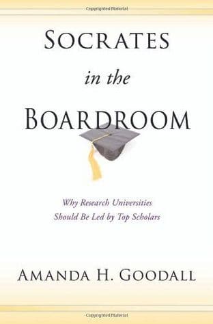 Socrates in the Boardroom by Amanda H. Goodall - 9780691138008