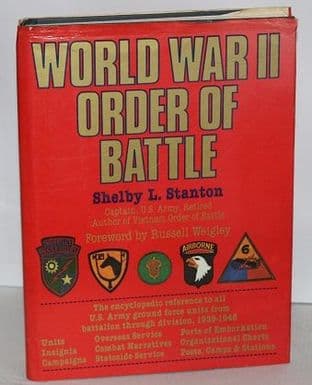 World War II Order of Battle by Shelby L. Stanton - 883657759