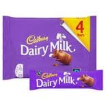 Cadbury Dairy Milk Chocolate Bar x 4 Pack 144g