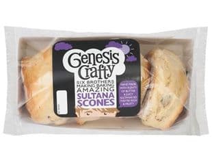 Genesis Crafty Fruit Scones 4 Pack