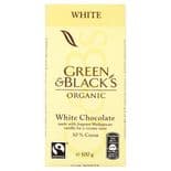 Green & Blacks Organic White Chocolate Bar 100g