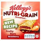 Kelloggs Nutrigrain Strawberry 6 x 37 g