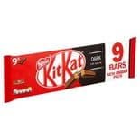 Kit Kat 2 Finger Dark Chocolate 9 Pack 186.3G