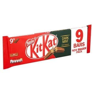 Kit Kat 2 Finger Dark Mint 9 Pack 186.3G