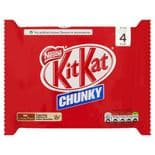 Kit Kat Chunky Milk Chocolate Multipack 4 X40g