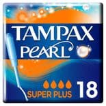 Tampax Pearl Super Plus Tampons Applicator 18 Pack