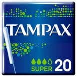 Tampax Super Tampons Applicator 20 Pack