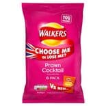 Walkers Prawn Cocktail Crisps 6 x 25g