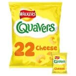 Walkers Quavers Cheese Snacks 22 X 16g