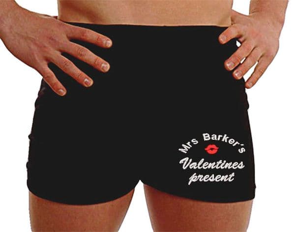 Personalised gifts boxers shorts valentine's day gift for him custom design
