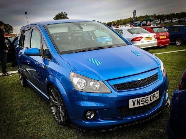 Vauxhall Zafira VXR On Gaz Gold Coilovers