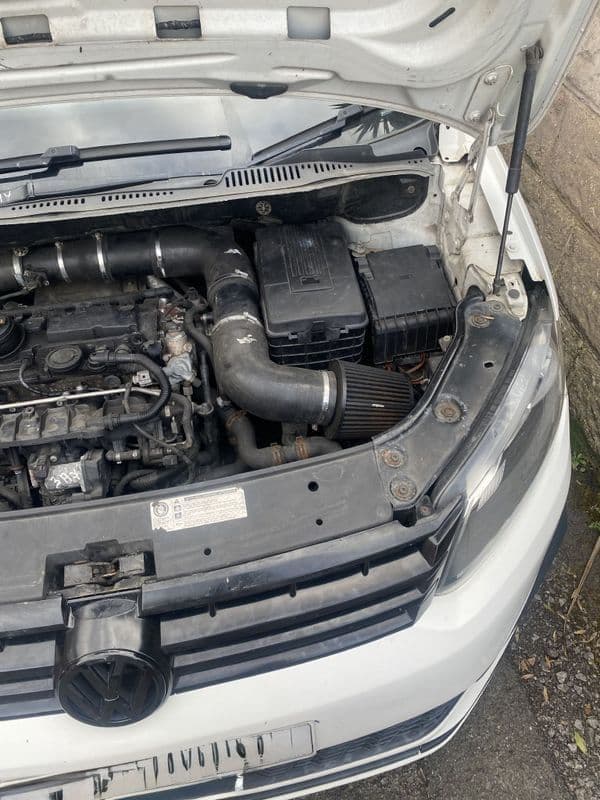 VW Caddy Van on Gaz GHA Coilovers