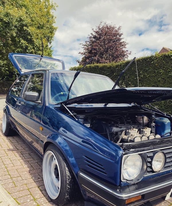 VW Golf Mk2 On Gaz GHA Coilovers