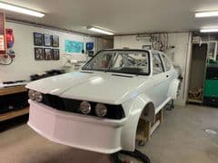 BMW E21 Tarmac Race Car On Gaz Gold Coilovers