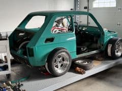 Fiat 126 Yamaha YXZ 1000R SS on Gaz Adjustable Coilovers