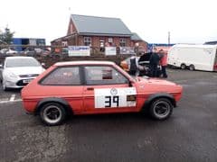 Fiesta Mk1 Race Car On Gaz Gold Coilovers