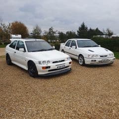 Ford Escort and Sierra Cosworth On Gaz Gold Coilovers