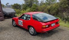 Porsche 924 S On Gaz Gold Coilovers