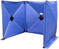 3 sided Maintenance Work Screen (PVC)