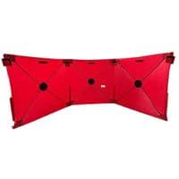 Clearance - 3 sided speed tent screen - 5.4m(l) x 1.8m(h) - Red
