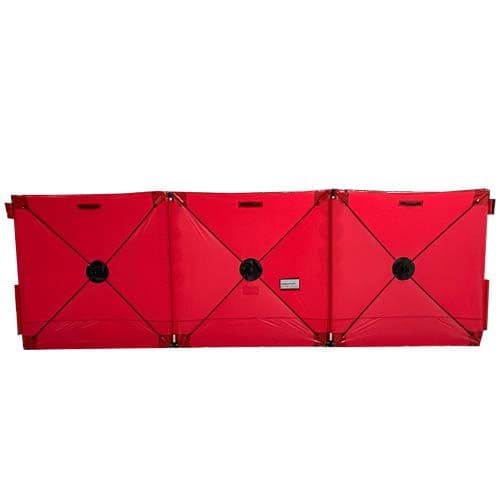 3 sided speed tent screen - 5.4m(l) x 1.8m(h) - Red
