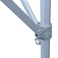 3m x 3m Pop up Gazebo Marquee - Aluminium Hex 40 Frame