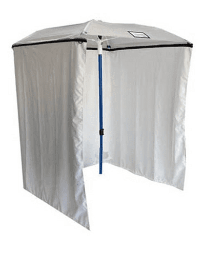4.5ft Ripstop Square Work Umbrella with detachable curtain