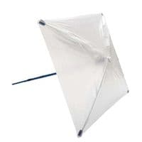 4ft Square Umbrella Translucent PVC Canopy
