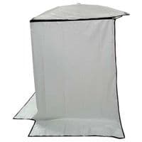 Clearance Product - 4ft Square Umbrella with Curtain
