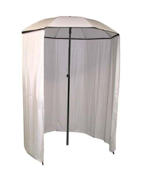 6ft Work Umbrella - metal pole with detachable curtain