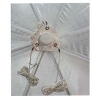 8ft PVC Ripstop Work Umbrella with Curtain