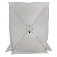 Economy Tent White with 2 zip front door - 1.5m x 1.5m x 2.0m