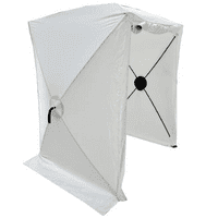 Economy Tent White with 2 zip front door - 1.5m x 1.5m x 2.0m