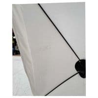 Economy Tent White with 2 zip front door - 1.5m x 1.5m x 2.0m