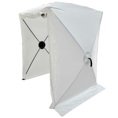 Economy Tent White with 2 zip front door - 1.5m x 1.5m x 2.0m