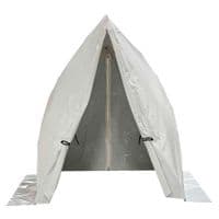 Sheerspeed Shelters - Ex-Demonstration - White Light Reduction PVC Triangle Tent - 1.5m x  1.5m