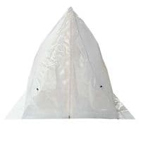 Sheerspeed Shelters - Ex-Demonstration - White Light Reduction PVC Triangle Tent - 1.5m x  1.5m