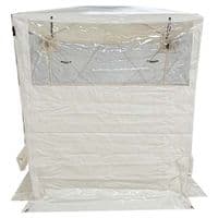Ex-Demonstration - White PVC Panoramic Speed Tent - 1.5m(l) x 1.9m(w)