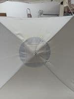 Ex-Demonstration - White PVC Panoramic Speed Tent - 1.5m(l) x 1.9m(w)