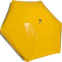 Hi Vis Fluorescent Yellow Railway Umbrella with Hi Vis Trim
