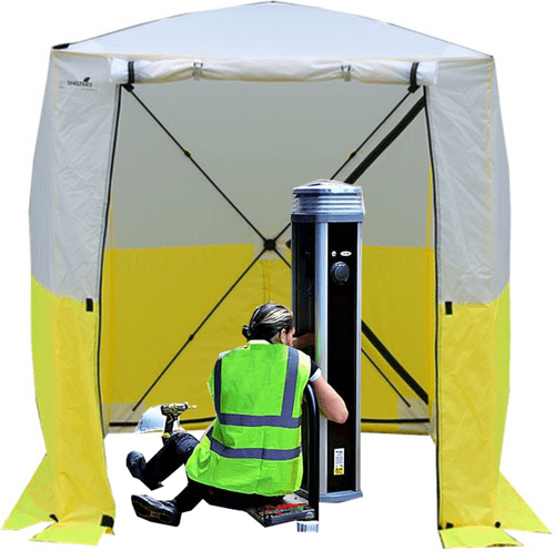 Market Standard Pop-up Work Tent - EV Charger Installation - 1.4(l) x 1.4(w) x 2.0m (h)