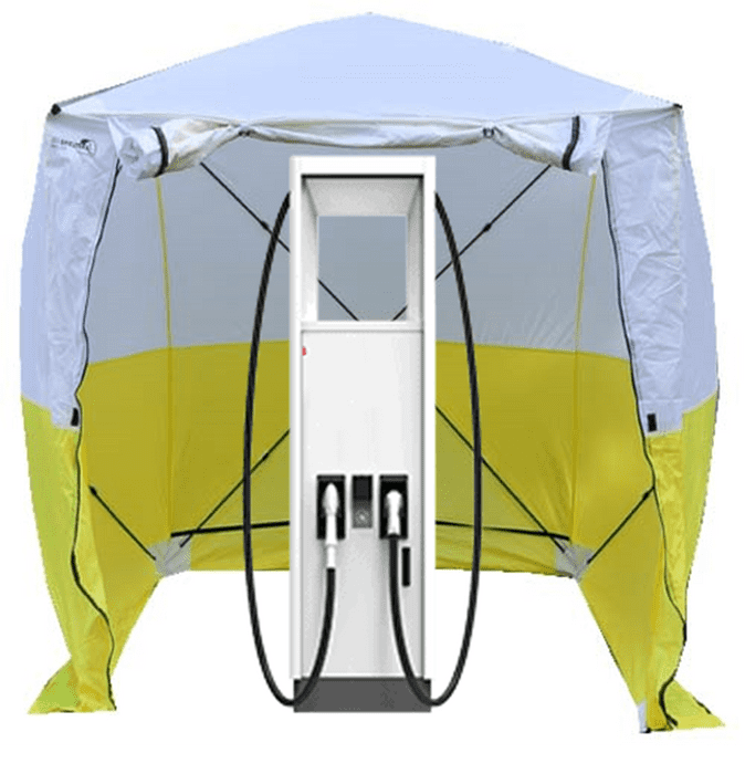 Market Standard Pop-up Work Tent - EV Charger Installation - 1.8(l) x 1.8(w) x 2.0m(h)