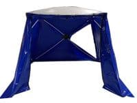 Medical / Emergency Services Work Tent - PVC Solid Colour / Translucent Roof