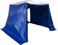 Medical / Emergency Services Work Tent - PVC Solid Colour / Translucent Roof